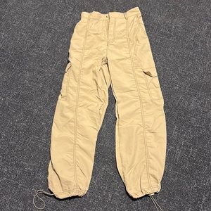 Womens parachute cargo pants